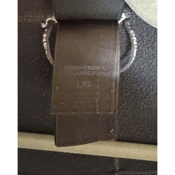 North Face Jacket Mens Full Zip Fleece TKA Stretch Lightweight Black Navy Large - Picture 13 of 13